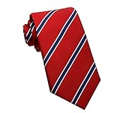 Luckyvestir Men's 3.15' Stripe Ties Classic Check Business Necktie for Husband Father Graduation Wedding Dinner Church