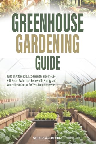 Greenhouse Gardening Guide: Build an Affordable, Eco-Friendly Greenhouse with Smart Water Use, Renewable Energy, and Natural Pest Control for Year-Round Harvests