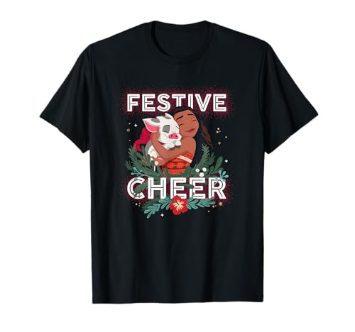 T-shirt Moana Disney de Noël : idée cadeau vêtement festif pour fan de Vaiana