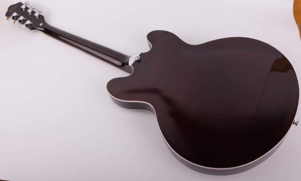 Jazz Hollow F-Hole Chitarra Elettrica - Chitarra acustica con corde in acciaio per musicisti