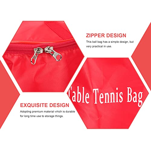 Bolsa de tenis de mesa Happyyami para solucionar la pérdida de pelotas en entrenamientos 4