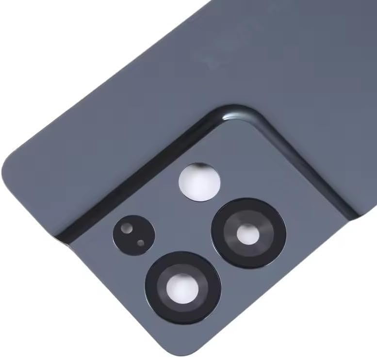 for Oppo Reno8 Pro 5G Phone Battery Back Cover Back Cover Spare Parts Rear Case Back Battery Cover Door Housing Replacement with Camera Lens (Black)