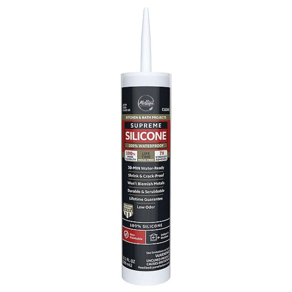 Sealant, 10 oz, Cartridge, Clear, Silicone Base,Silicone, Mfr: 2971222-A