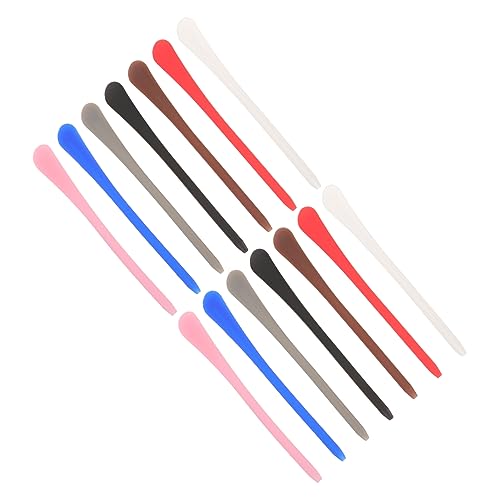 IWOWHERO 14pcs Glasses Temple Tips Glasses Holder Ear Pads for Glasses Eyeglass Ear Grips Eyeglass Temple Tips Glasses Ear Grip Glasses Accessories Eyeglass Retainers Eyeglasses