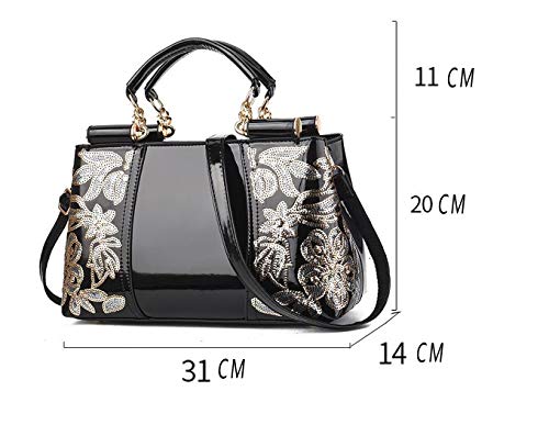 GGLZMMF Pelle Lucida Pelle Verniciata delle