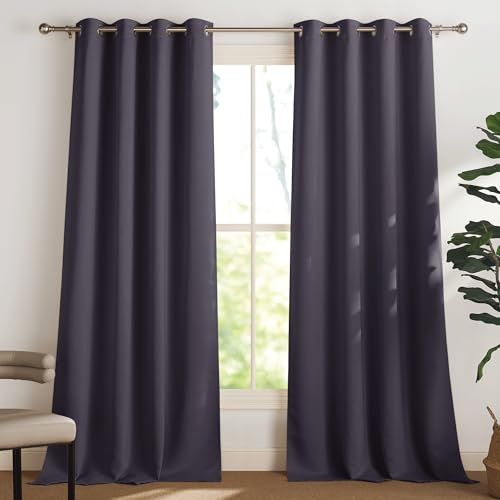 Isolamento Caldo/Freddo - Comfort Annuale: Tessuto spesso e denso, offre una buona protezione. In inverno riducono efficacemente la dispersione di calore attraverso le finestre e bloccano le correnti fredde, mantenendo la casa calda. In estate respingono calore e raggi UV, mantenendo la stanza fresca e riducendo l'uso del condizionatore. Godete comfort tutto l'anno.