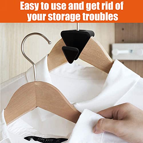 New Clothes Hanger Connector Hooks, As Seen On Tv, Hanger Extender Clips, Heavy Duty Cascading Clothes Hanger Hooks For Organizer Closet, Fits All Types Of Hangers #TOP5