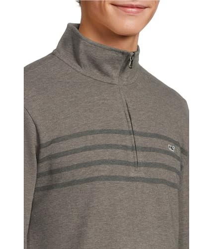 Image of vineyard vines Men's Saltwater Quarter-Zip Pullover Sweater
