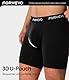 FORVEVO Boxershorts Herren Lang Bein Bauwolle 6er Pack,Atmungsaktiv Unterhosen Männer,Weiche Elastisch Unterwäsche,Sport Unterhosen Männer(Schwarz,Gr.2XL)