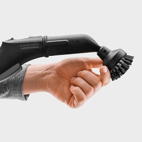 Kärcher Büyük Yuvarlak Fırça Buharlı Temizleyici, Siyah - Görsel 6
