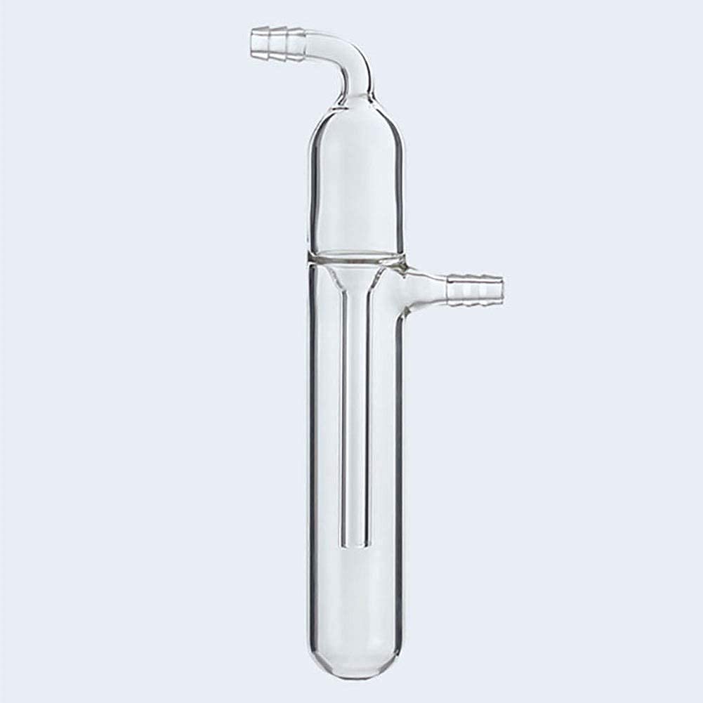 Set di vetreria da Laboratorio Gorgogliatore a Trappola Fredda Diritto/sferico, Gorgogliatore Diritto/Dispositivo a Bolle di aspirazione Olio Anti-inversione Attrezzatura da Laboratorio