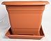 Produktbild Pflanzkübel NORA 40 cm mit passendem Untersetzer NORA Terracotta
