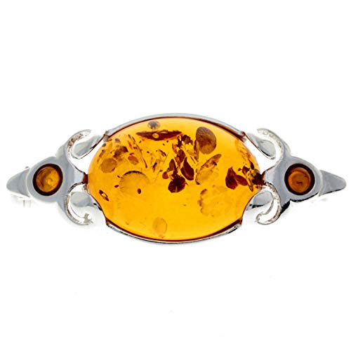 SilverAmber - GL815 - Broche Femme - Ambre - Argent 925/1000 Cover