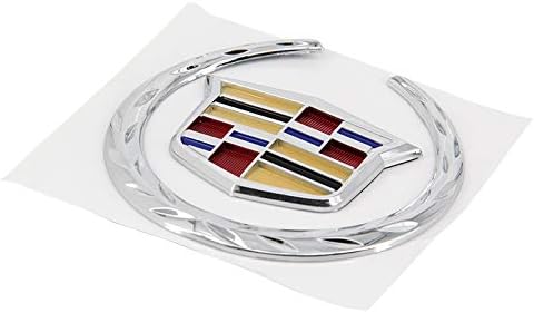 Guzetop 6" Front Grille Emblem Hood Badge Logo Chrome Color Symbol for Cadillac