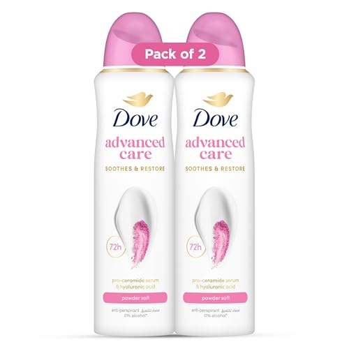 DOVE Antiperspirant Deodorant Spray Powder Soft 150ml x 2