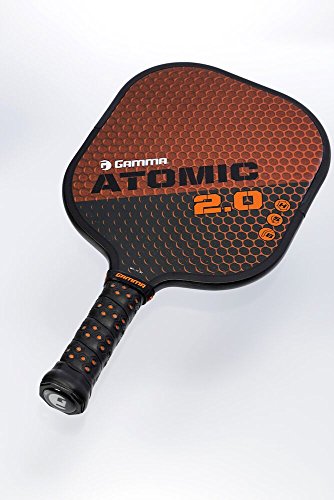 Gamma Sports 2.0 Pickleball Paddle: Mens and Womens Textured Fiberglass Face Pickle-Ball Racquet - Indoor and Outdoor Racket: Atomic Orange, ~8 oz, One Size - Thumbnail 6