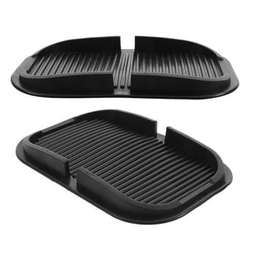 SOLUSTRE 2pcs Silicone Car Dashboard Mat for Dashboard Accessories Anti Skid Car Dashboard Pad for Phone Keys Glass Mirrors Metal Coins