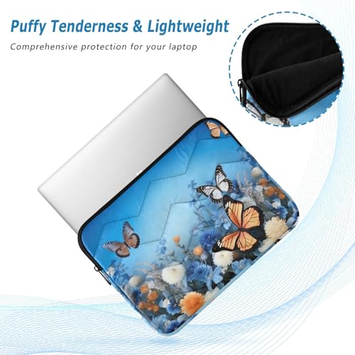 Funda para portátil 13-14 pulgadas con diseño mariposa miniatura 5