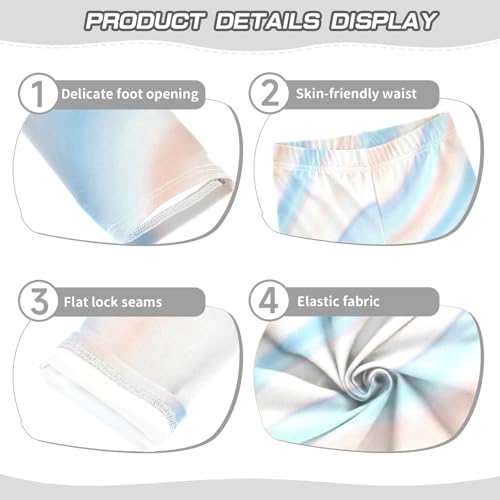 Water Blur Stripe Texture Girls Shorts Cotton Cartwheel Shorts Streetwear Under Skirt3