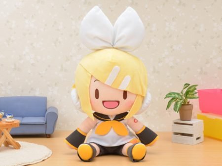 Amazon.co.jp: 初音ミクシリーズ メガジャンボふわふわぬいぐるみ 鏡音 