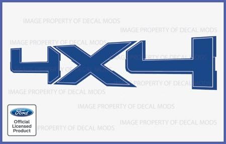 Decal Mods 4x4 pegatinas azul oscuro pegatinas camión cabecera para Ford F150 - CDB (2009-2014) Set de 2
