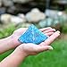 Crystal Agate - Blue Onyx Orgone Pyramid for Yin Protection Pyramid