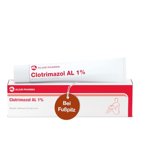 ALIUD PHARMA Clotrimazol AL 1%, 50g Creme: Antimykotikum zur Behandlung von Hautpilz und Fußpilz