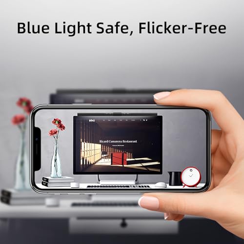 Image of Thunderobot L1 Computer Monitor Lamp, Ra95 Light for Eye Caring, Asymmetric Light Source, Ten-Level Dimming No Video Flicker Blue Light Safe E-Sports Desktop Reading Lamp