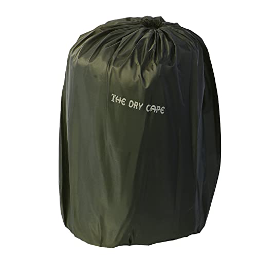 THE DRY CAPE ; LET IT RAIN Night 10° BIVOUACKING/Hiking/Trekking Sleeping Bag – Green