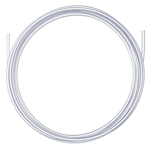 Ultra-Smooth PTFE Teflon Tubing 1.2m, 2.5mm ID×4mm OD Low Friction PTFE Tube Fits Direct Drive Extruder 3D Printer, For Bambu Lab A1/A1 mini/P1P/P1S/X1C For Creality K1/K1 Max/Ender 3 V3 (Tr