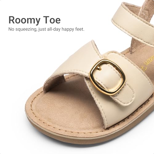 Image of DREAM PAIRS Girls Sandals Fashion Sandal with Adjustable Straps Open-Toe Comfortable Summer Shoes for Toddler Little Kid