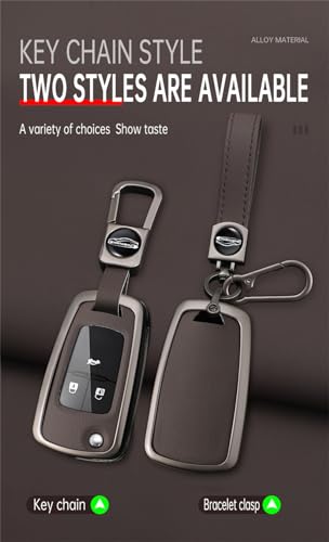 Coque de clé en métal pour Buick Cascada 2-5 boutons protection totale