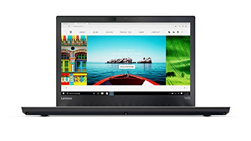 Lenovo ThinkPad T470 Negro Portátil 35.6 cm (14) 1920 x 1080 Pixeles 7ª generación de procesadores Intel® Coreâ¢ i5 8 GB DDR4-SDRAM 256 GB SSD Wi-Fi 5 (802.11ac) Windows 10 Pro