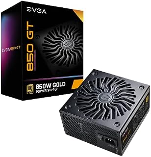 EVGA Supernova 850 Gt Power Supply, 80 Plus Gold 850W, Fully Modular, Auto Eco Mode With Fdb Fan, Includes Power on Self Tester, Compact 150Mm Size