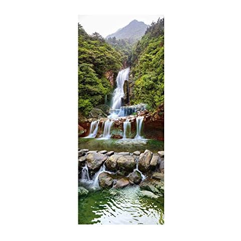 Oxiang 3D Landscape Door Stickers Cover