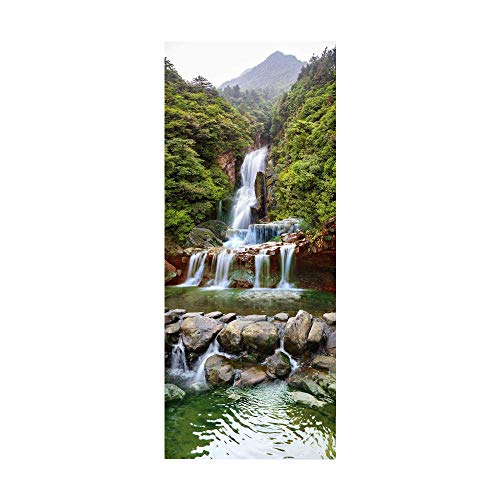 Oxiang Adesivi per Porte Interne 3D Paesaggio