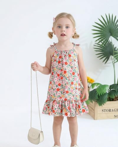 Image of Weebaby Baby Clothes Girl Toddler Summer Outfits Infant Casual Sleeveless Halter Ruffle Tank Cute Short Set Baby Clothing