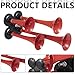 BANHAO Car Horn 4 Trumpet for Truck Air Horn 180dB Train Horn Kit for 12v Vehicle Loud with Compressor and Switch Button?