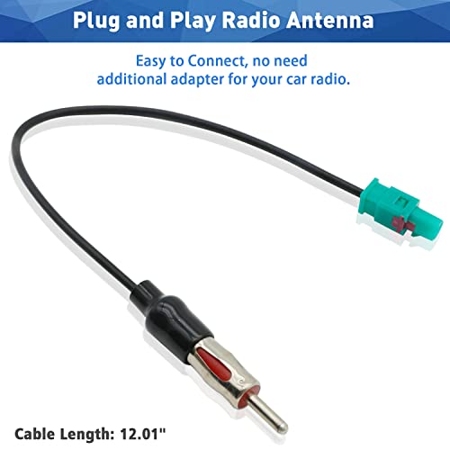 Car Radio Antenna Adapter Replacement For Jeep Wrangler Jk Dodge Chrysler Aftermarket Stereo Antenna Connector #TOP4