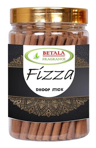 Image of Betala Fragrance Fizza Dhoop Sticks for Pooja, 200 Gm Bamboo Less & Charcoal Free Dhup Batti for Puja with Holder Stand (70-80 Stick) () | dhupkathi | | doopsticks | | doopam | (200 Gm) (Fizza)