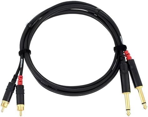 CORDIAL Kabel audio podwójny jack mono/Rca 1,5 m kabel AUDIO Essentials Jack
