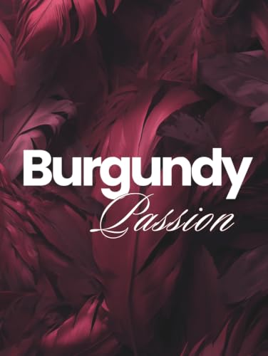 Burgundy Passion: Premium Guest Book, Luxury XXL Notebook & Decorative Coffee Table Book. Hardcover Collector's Edition (550 Cream Pages, 3.3 lbs), Haute Couture Aesthetic, "By Jay" Collection image 2