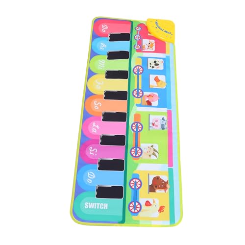 JOINPAYA 1ピーシーちゃん用折りたたみ音楽ピアノマット 色豊かなカートゥ