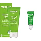 Weleda Skin Food Light Moisturiser for Dry Skin 75 ml & Skin Food Lip Balm, 8ml