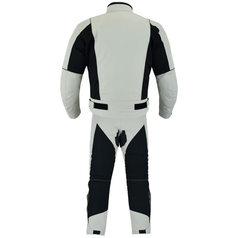 Herren-Motorradanzug aus Air-Mesh und 600D-Cordura-Textil, CE-schützende, gepanzerte Textil-Rennmotorradjacken und -hosen mit Mesh und wasserdichtem Futter, atmungsaktive Textilkleidung