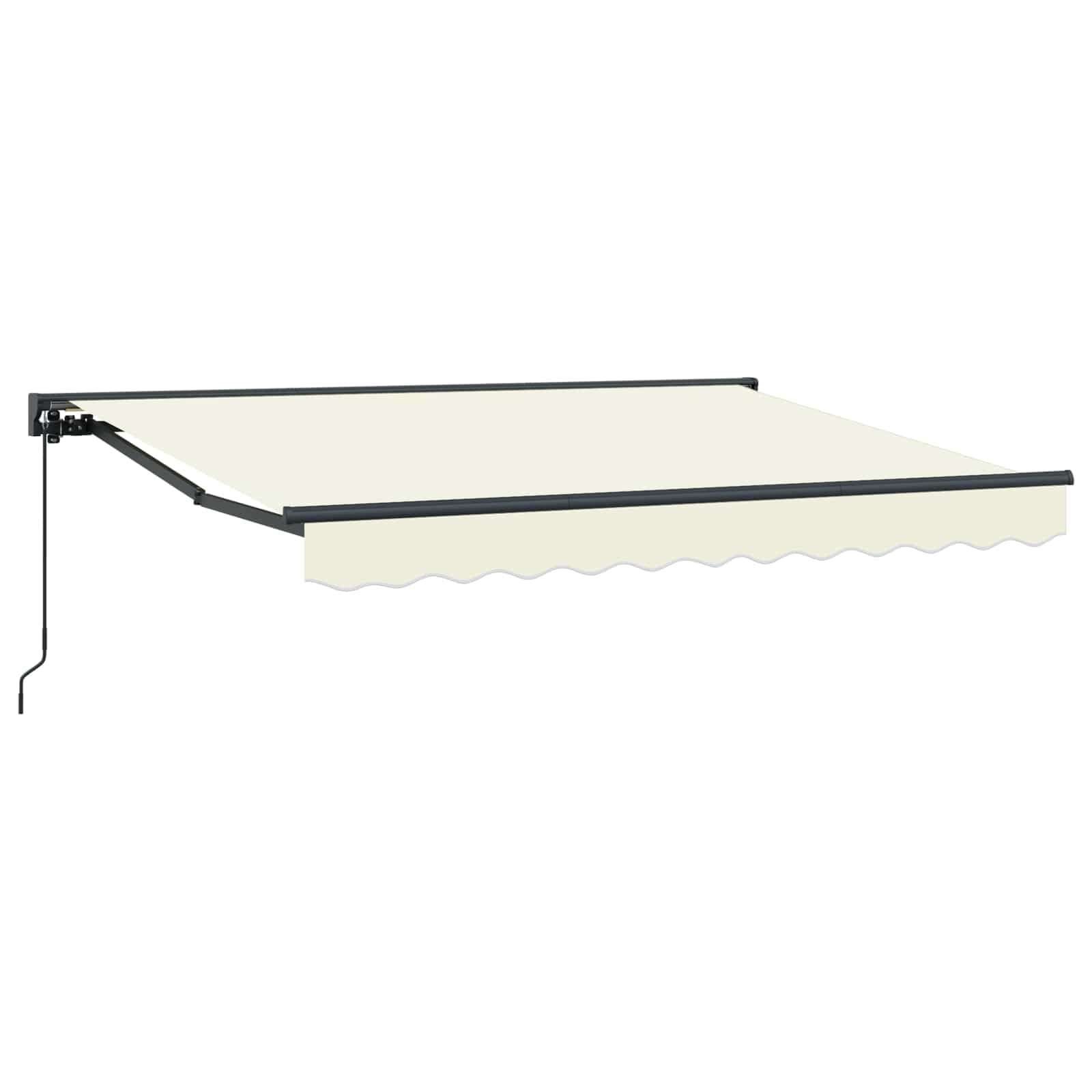 Store banne crème 2,5 m pour ombrager votre balcon et déjeuner sur la terrasse