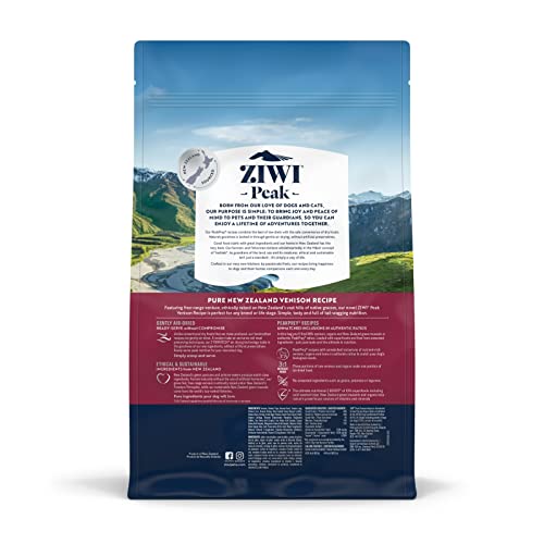 ZIWI Peak Air-Dried Canine Meals – All Pure, Excessive Protein, Grain Free & Restricted Ingredient with Superfoods (Venison, 2.2 lb) ZIWI Peak Air-Dried Canine Meals – All Pure, Excessive Protein, Grain Free & Restricted Ingredient with Superfoods (Venison, 2.2 lb)