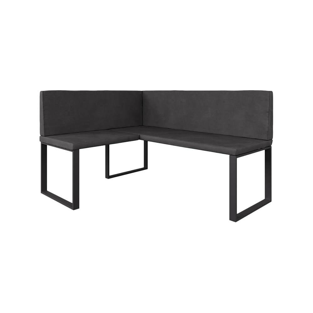 Vicco Banco de Comedor Ravon, Antracita, 120 x 150 cm, Apto como Banco de Comedor para cocinas y Zonas de Comedor