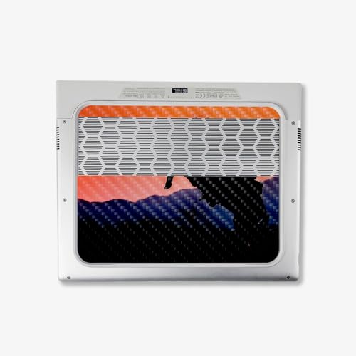 Image of MightySkins Carbon Fiber Skin Compatible With Alienware X14 R2 (2023) Full Wrap Kit - Bronco Sunset | Protective, Durable Textured Carbon Fiber Finish | Easy To Apply & Change Styles | Made in the USA