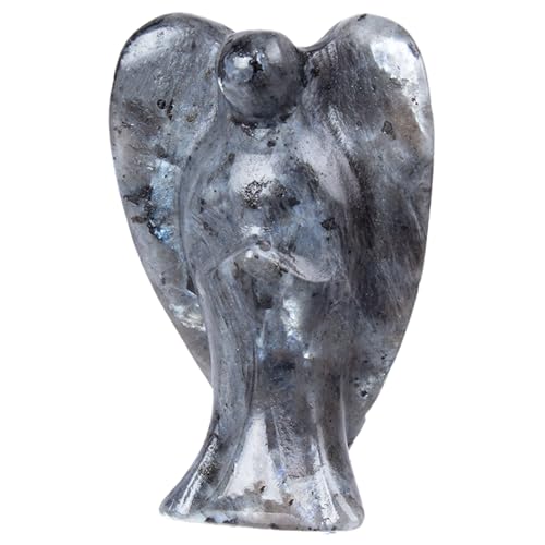 Figura de Ángel de Piedra Brillante 1.7" para Decoración miniatura 1